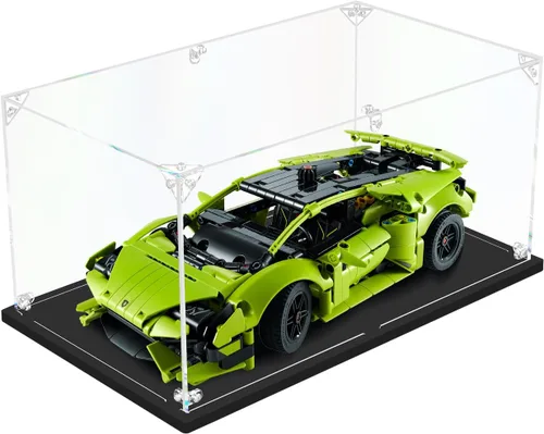 Miniatura 17 de Vitrina de acrílico transparente, vitrina autoensamblable para coleccionables, figuras de acción, muñecas, caja de vidrio alternativa para regalos