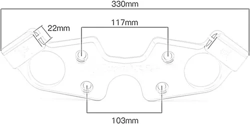 Miniatura 2 de Abrazadera superior superior de triple árbol para bajar motocicleta CNC compatible con GSX1300 Hayabusa GSXR1300 1999-2020 2007 2008 2009 2010 2011