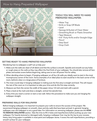 Miniatura 5 de Better Homes & Gardens Fe, Esperanza y Amor Papel pintado Frontera