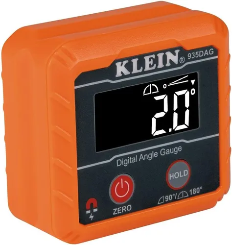 Miniatura 2 de Klein Tools 935DAG - Nivel digital electrónico y medidor de ángulo, (mide rangos de 0 a 90° y 0 a 180°) mide y establece ángulos