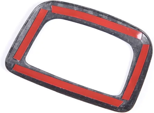 Miniatura 7 de Sekhyna Cubierta de botón del interruptor del maletero compatible con Corvette C8 Stingray 2020 2021 2022 2023 fibra de carbono real / ABS 1 pieza