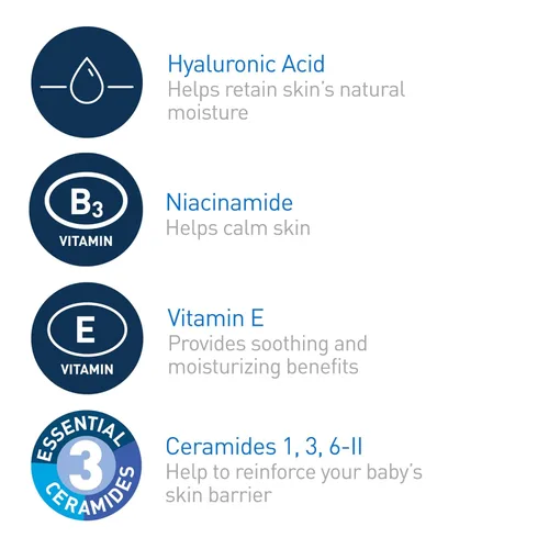 Miniatura 12 de CeraVe Jabón y champú para bebés, 2 en 1, sin lágrimas, para piel y cabello, sin fragancia, parabenos, tintes, ftalatos y sulfatos, baño y jabón
