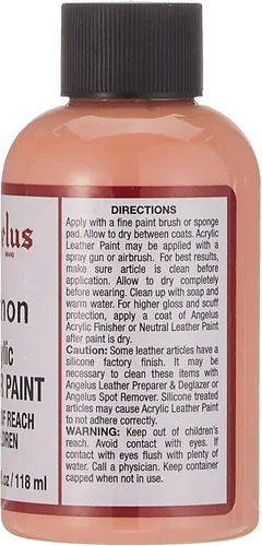 Miniatura 141 de Angelus - Pintura acrílica para cuero, 1 onza, color rosa (Shell Pink)