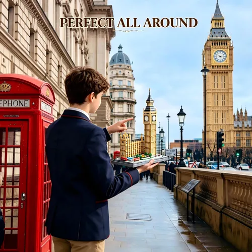 Miniatura 4 de Komvoor World Famous Architecture - Juego de 4112 bloques de construcción – London Big Ben DIY modelo coleccionable para amantes, adultos