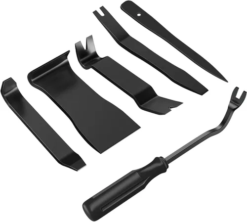 Miniatura 10 de GOOACC Kit de herramientas de eliminación de molduras automáticas de 9 piezas, kit de herramientas antiarañazos para el audio del automóvil, kit