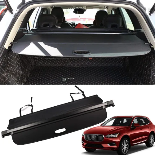 Miniatura 8 de Cubierta de Carga para Volvo XC60 2010 2011 2012 2013 2014 2015 2016 2017 para Accesorios Volvo XC60 Negro Cubierta de Maletero Retráctil Protector
