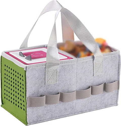 Toniebox - Juego de iniciación de estuche rígido con asa, funda de transporte portátil para niños, compatible con figuras Tonies (verde)