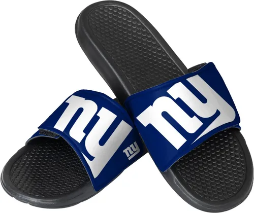 Miniatura 13 de FOCO mens NFL Team Cropped Big Logo Shower Sport Slide Flip Flop Sandals