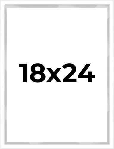 Miniatura 159 de Caja de sombra de 10 x 24 pulgadas, marco blanco contemporáneo – Tamaño interior 10 x 24 x 1 pulgada de profundidad – El marco blanco está hecho