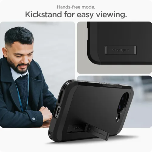 Miniatura 6 de Spigen Funda para Pixel 9a, Tough Armor (Ai) MagFit (2025) [Compatible con accesorios MagSafe] - Negro