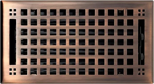 Miniatura 16 de Madelyn Carter Cubierta de ventilación de estilo artesanal contemporáneo, interior de acero fundido sólido, controla el flujo de aire, 2 x 10 Blanco