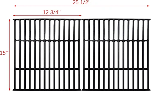 Miniatura 3 de 9865-54 Piezas de repuesto para rejillas de parrilla Broil King 9453-54 signet 20 70 90 320 986974 Broil-Mate 165154 6666-64 1551-54 1651-54