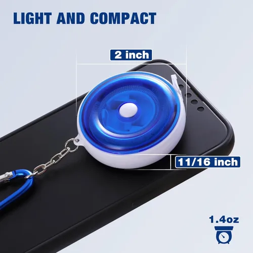 Miniatura 2 de WORKPRO Paquete de 3 cintas métricas para cuerpo, 60 pulgadas (150cm) cinta métrica suave retráctil para costura, cuerpo, compras de ropa en línea