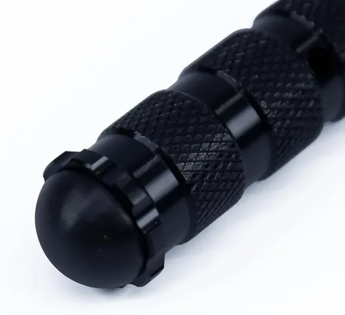 Miniatura 5 de PROCNC Pedales universales antideslizantes de 8 mm para motocicleta con pernos de instalación para Aprilla Honda Kawasaki Ducati Suzuki Yamaha Negro