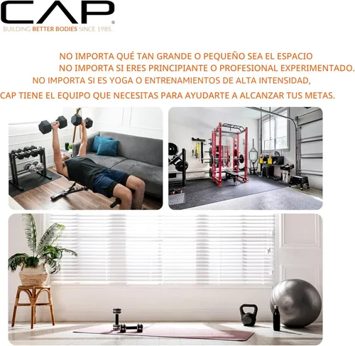 Miniatura 7 de CAP Barbell Serie de colores de banco de peso plano Negro