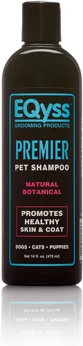 EQyss Premier - Champú para mascotas, limpia e hidrata el abrigo, añade volumen, intensifica los colores, acabado sin residuos, para todos los
