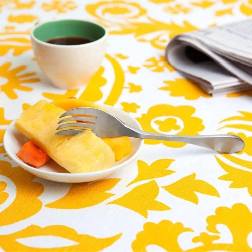 Miniatura 4 de KNORK Juego de 4 tenedores de ensalada forjados originales – Stock abierto, acero inoxidable 18/10 – ergonómico, acabado mate