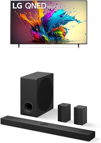 Miniatura 9 de LG QNED90T 4K Mini LED AI Smart TV de 65 pulgadas y barra de sonido 3.1.1 S70TY QNED a juego con Dolby Atmos (nuevos modelos 2024)