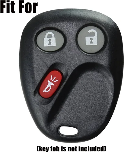 Miniatura 2 de 2 piezas de goma 3 botones protector de llavero remoto funda funda funda entrada sin llave para LHJO11 Chevrolet Chevy Sivlerado 1500 2500 Equinox