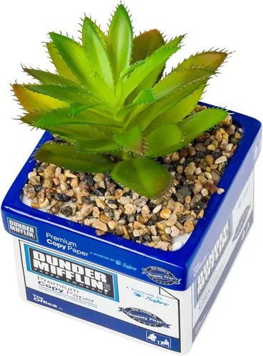 Miniatura 3 de Silver Buffalo The Office Dunder Mifflin - Caja de papel decorativa artificial de cerámica