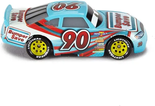 Miniatura 2 de Auto de juguete Disney/Pixar Cars 3, Ponchy Wipeout (con resguardo trasero), vehículo die-cast