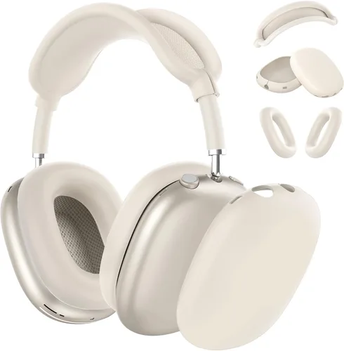 Miniatura 13 de Funda rígida para AirPods Max con modo de sueño, funda de transporte para auriculares con almohadillas de silicona para AirPods