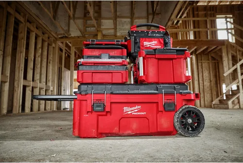 Miniatura 7 de Milwaukee Electric Tool 48-22-8425 Pack Out, Caja de Herramientas Grande, Rojo