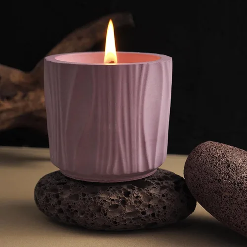 Miniatura 5 de Moldes redondos para tarros de velas, moldes de silicona cilíndricos creativos, moldes de fabricación de botellas redondas de hormigón para soporte