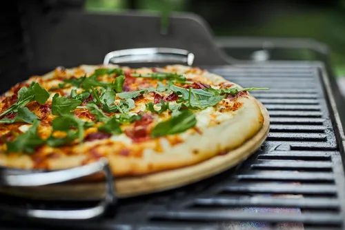 Miniatura 3 de Weber Sistema de Barbacoa Gourmet Piedra para Pizza con Soporte Portátil, 16.7" de Largo