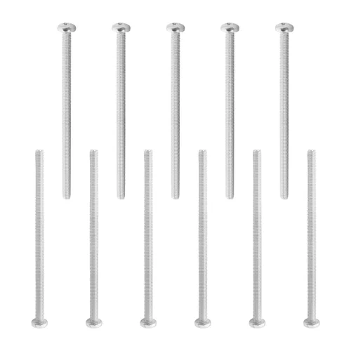 Miniatura 23 de Tornillos de máquina de jalar de perilla M4-0.028x0.197 in M4-0.028x0.197 in Tornillos de cabeza plana métrica Phillips Drive Tornillo de cabeza