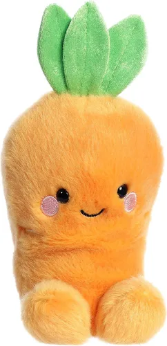 Miniatura 3 de Aurora® Adorable animal de peluche Palm Pals™ Cheerful Carrot™, divertido peluche coleccionable para niños y adultos, perfecto para decorar