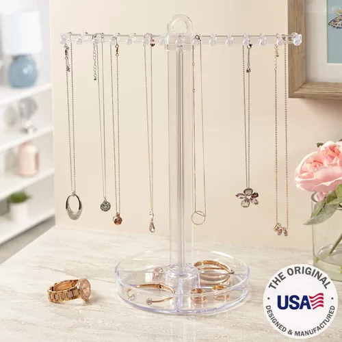 Miniatura 2 de Soporte para collares con bandeja de joyas