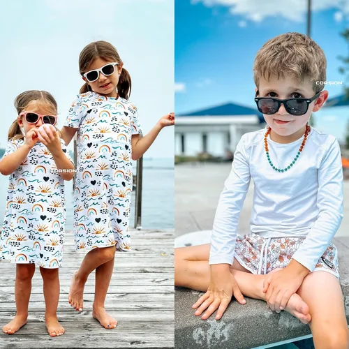 Miniatura 39 de Lentes de sol polarizados de goma elastómero termoplástico (TPEE) flexible, para niñas y niños de 3 a 9 años