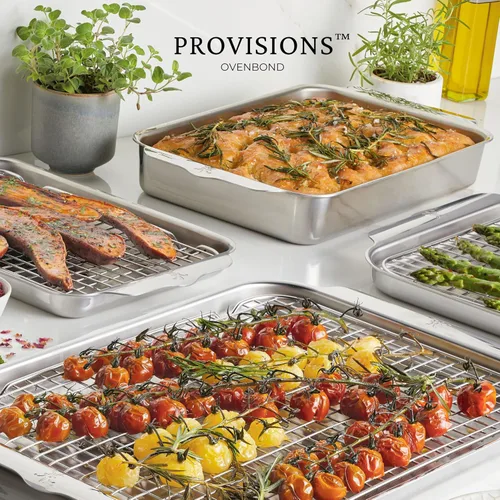 Miniatura 7 de Hestan Provisions OvenBond - Estante de refrigeración de acero inoxidable de 9 x 12.5 pulgadas (paquete de 2)