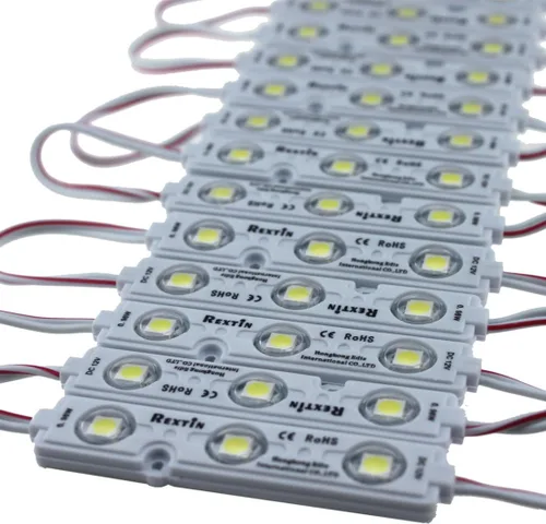 Miniatura 3 de Módulo superbrillante de 200 unidades, 3 LED, amarillo, 5050, SMD, 66-72 lúmenes por módulo, luz decorativa impermeable, para cartel con letras