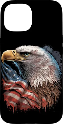 Miniatura 6 de Funda patriótica para iPhone 11 Pro Max con ojos de águila calva americana