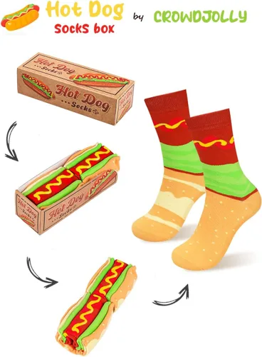 Miniatura 3 de Divertida caja de calcetines de hamburguesa de sushi, regalos de cumpleaños, San Valentín, Navidad, para hombres, mujeres, adolescentes y niños