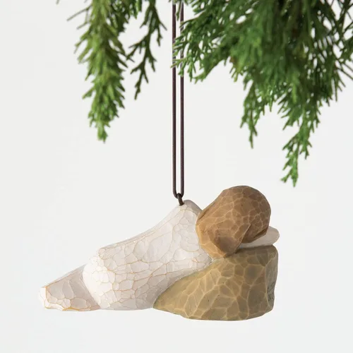 Miniatura 2 de Willow Tree Adorno 2022, figura esculpida pintada a mano