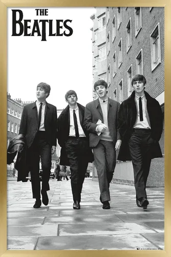 Miniatura 8 de Trends International The Beatles - Póster de pared "En Londres", 22.375 x 34 pulgadas, versión con marco de madera de granero