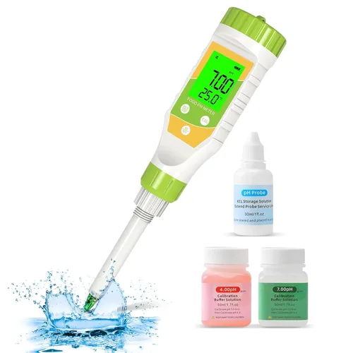 Medidor de pH digital para alimentos Salsa picante Conservas de pH de alimentos Probador de pH de alimentos 0.01 Resolución de alta precisión