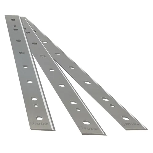 Miniatura 3 de FOXBC Repuesto de cuchillas de cepillado con punta de carburo de 12-1/2 pulgadas para cepilladora DeWalt DW734, reemplazo DW7342 - Juego de 3