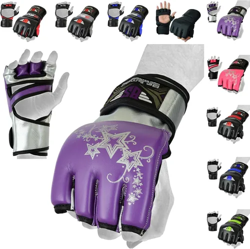 Miniatura 16 de BeSmart Guantes de Kickboxing UFC - Guantes de MMA para Sparring y Entrenamiento para Artes Marciales Mixtas, Adultos Hombres y Mujeres