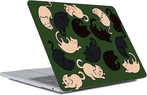 Miniatura 10 de Compatible con MacBook Air 13.3 pulgadas A1466/A1369, carcasa rígida de plástico para Mac Air 13.3 con Touch ID (2010-2017), montañas negras