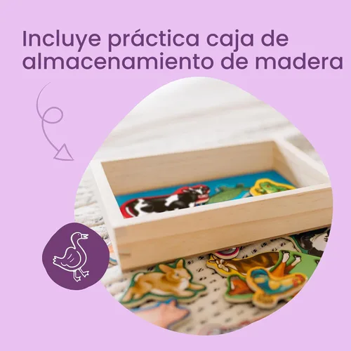 Miniatura 4 de 20 imanes de madera Melissa & Doug, Multicolor