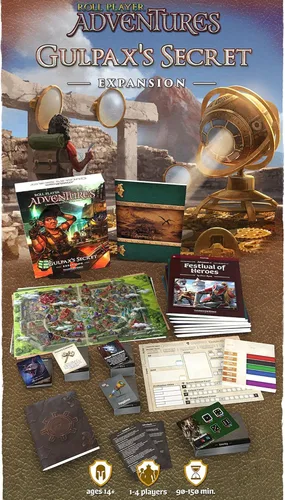 Miniatura 5 de Thunderworks Games Roll Player Adventures: Gulpax's Secret Expansion - Thunderworks, juego de mesa narrativo, edad 14+, 1-4 jugadores, 90-150 minutos