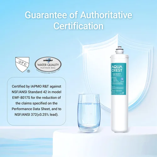 Miniatura 3 de AQUA CREST Filtro de agua para debajo del fregadero, repuesto para Everpure H-104, EV961211, EF-3000, PBS-400, OW200L, 6TO-BW, MR-100, MR-225