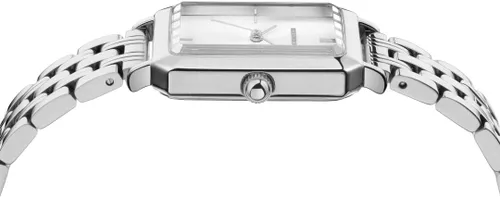 Miniatura 3 de Roberto Marino RM1982 Reloj de lujo para mujer rectangular dorado - Movimiento de cuarzo japonés, diseño vintage de acero inoxidable, esfera
