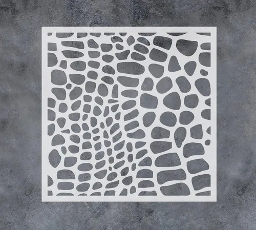 Miniatura 7 de GSS Designs - Plantillas de piel de animal para pintar sobre lienzo de madera, papel, tela, azulejos, animales, plantillas de impresión de piel, 12