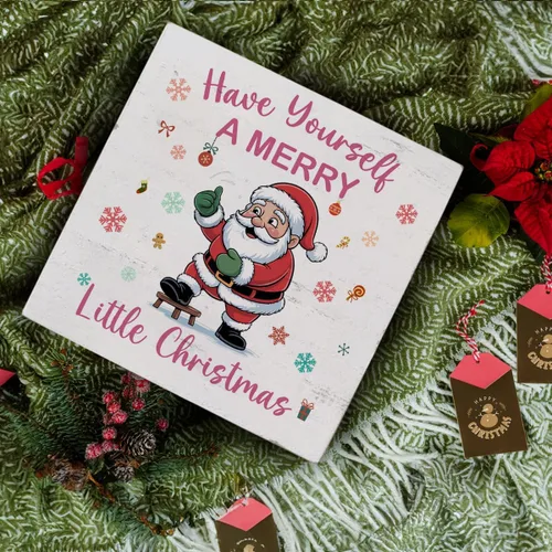 Miniatura 4 de HEYBIG - Regalos de Navidad, ten una Feliz Navidad para mujeres, hermana, hija, para amigos, mejores colegas, regalos para el hogar, baño, oficina