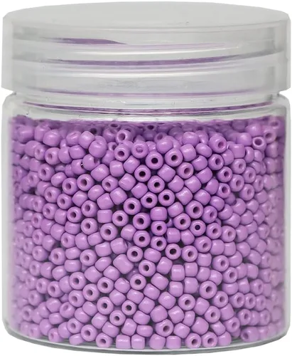 Miniatura 28 de Cuentas de semillas sueltas de color negro opaco, alrededor de 4000 piezas en caja 8/0 de vidrio para hacer joyas, agujero de 0.028 in (negro)